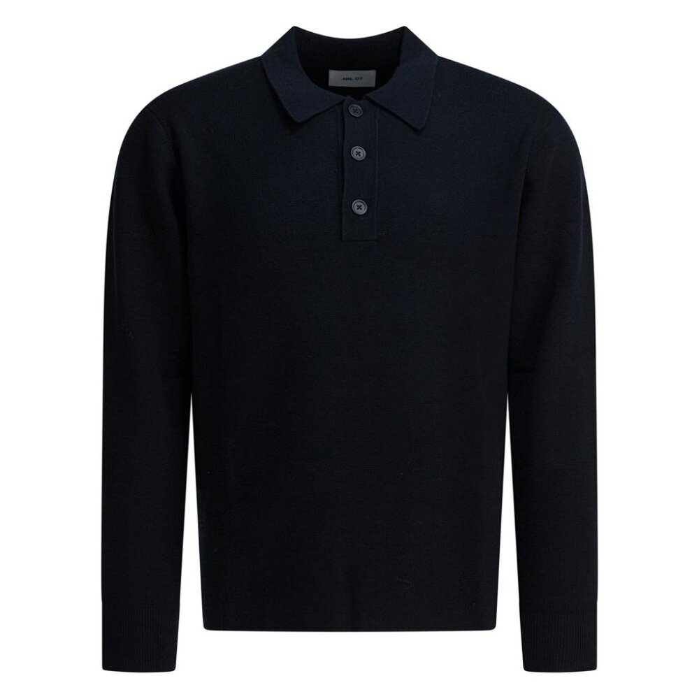 Nn.07 Harald Wool Polo Sweater Tag Size L Men